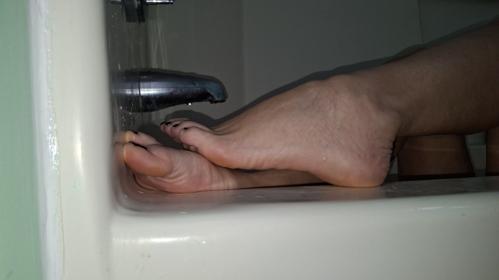 Bath time feet and legs #8