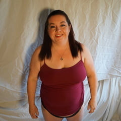 Sexy BBW Mouth Spreading Pussy Photoset