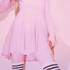 Sissy trap in pink dress