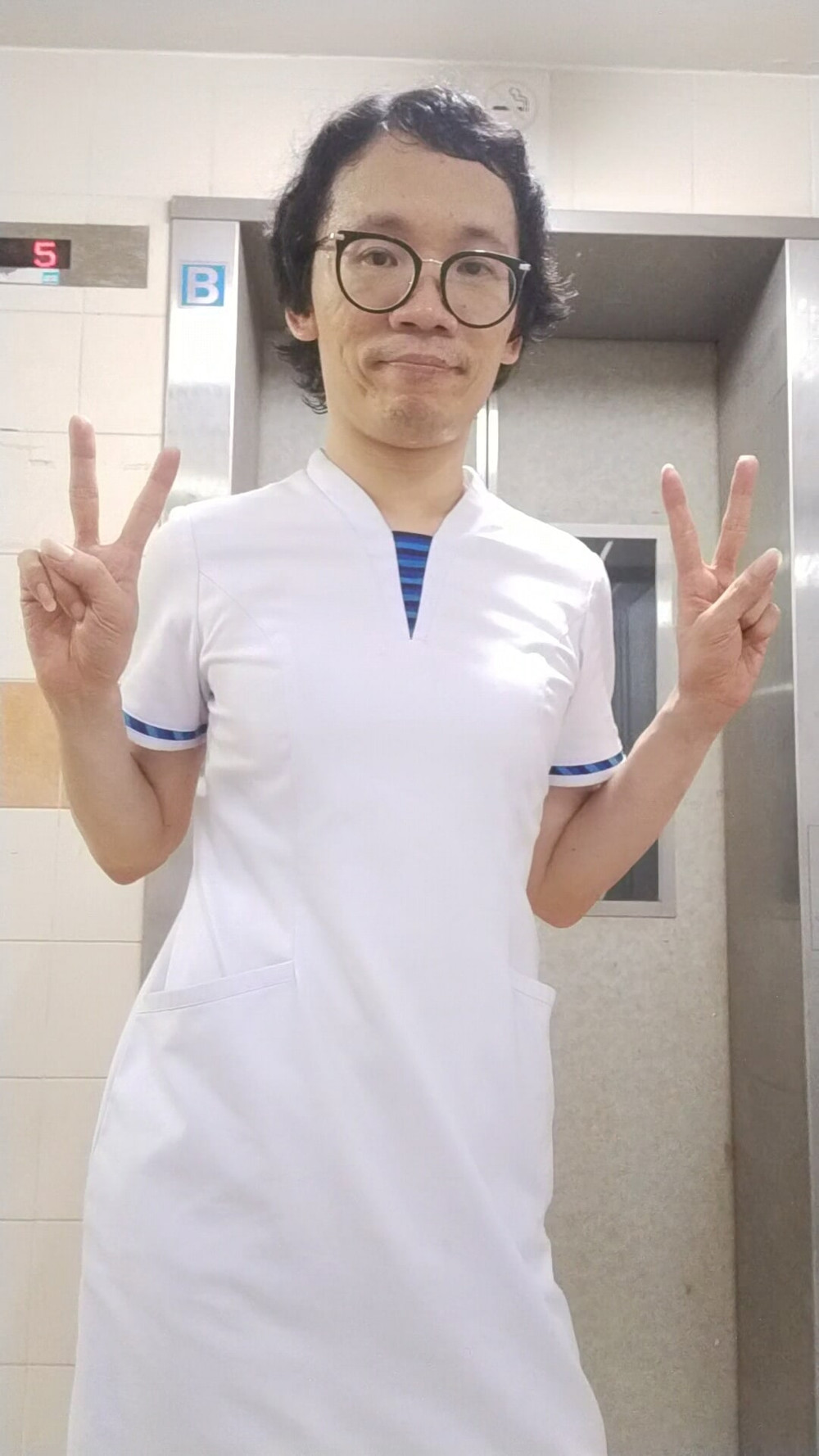 Celebrate nurses day by wearing a nurse uniform yourself. #6