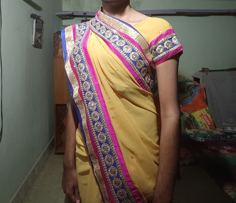 Wear auntys saree #18