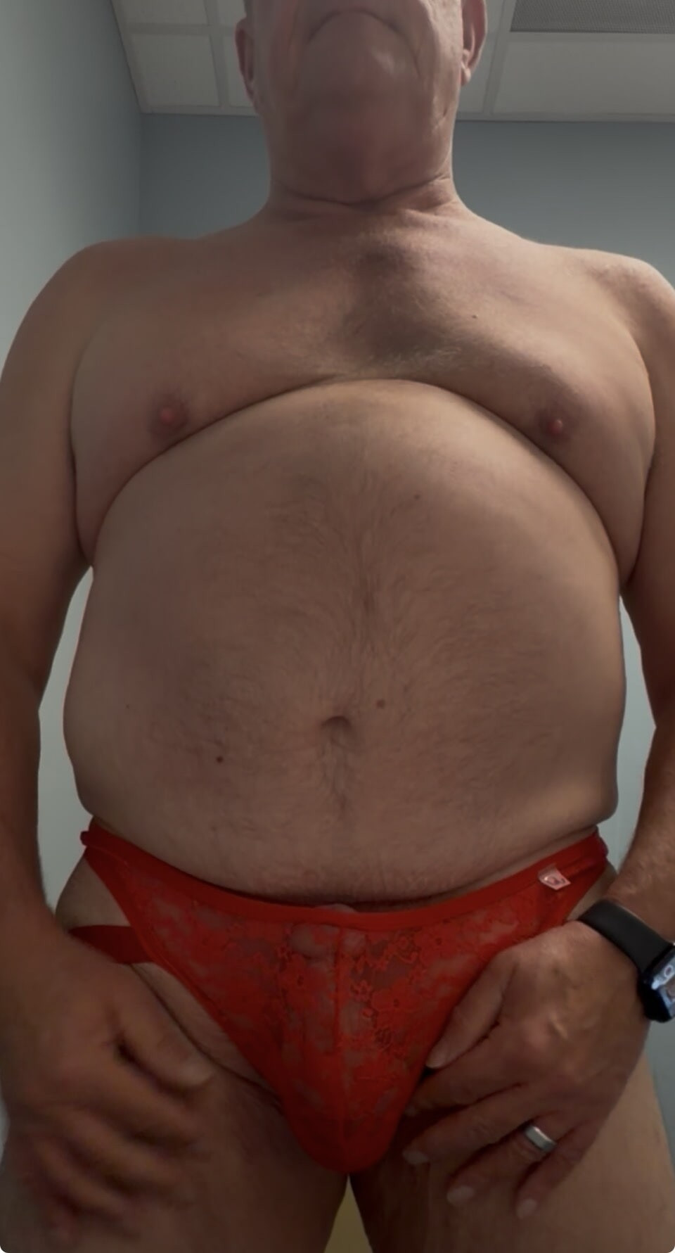 Red Thong Jockstrap #9