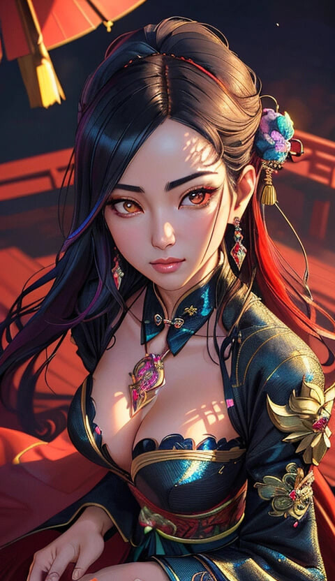 chinese temple (Ai models) #42