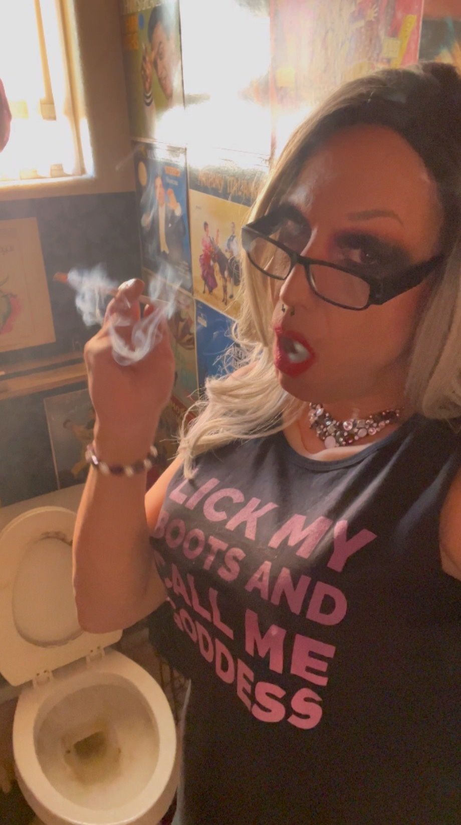 Trans Goddess Smoking Fetish #21