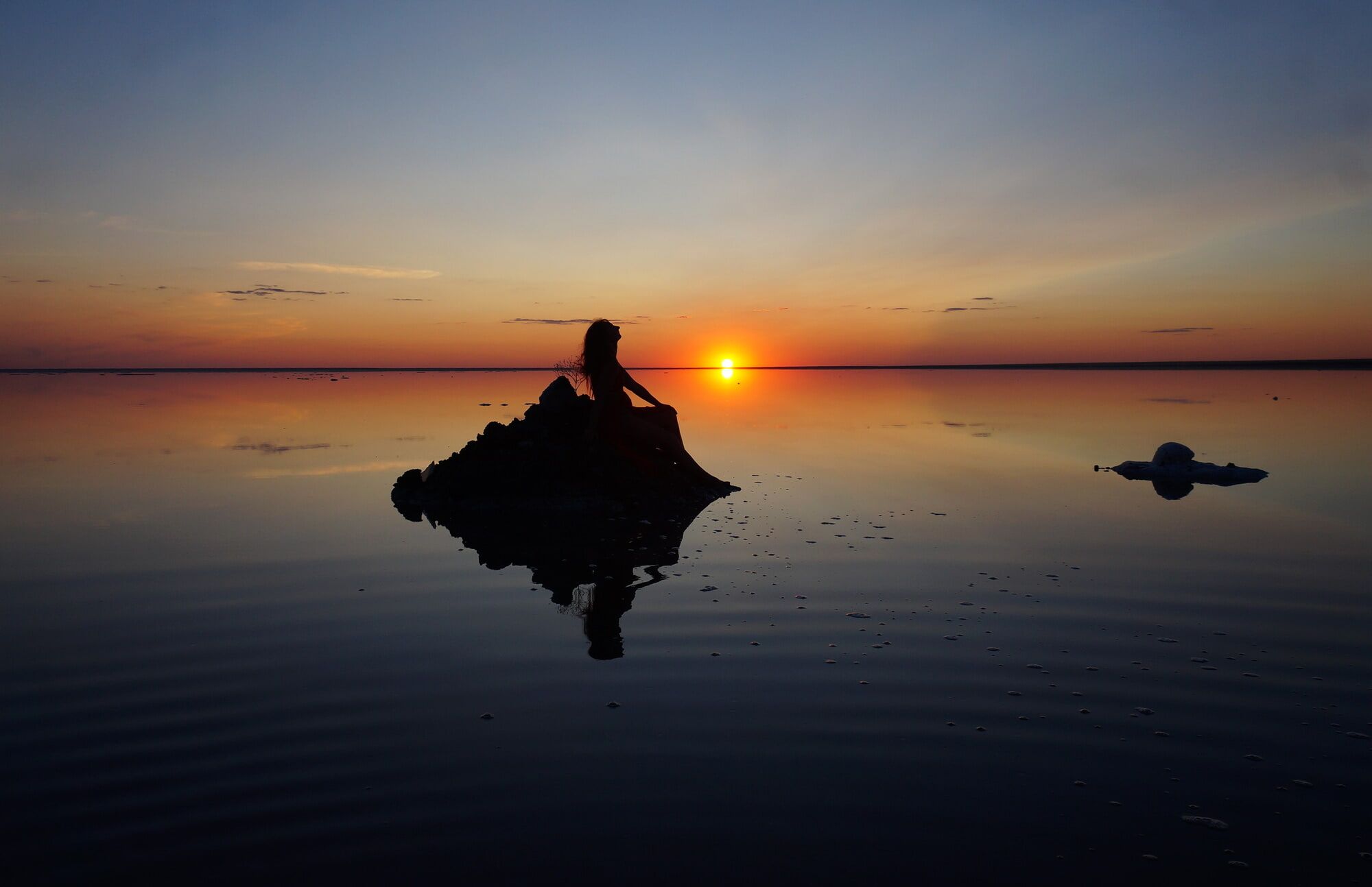 On the salt of the surface during sunset #5