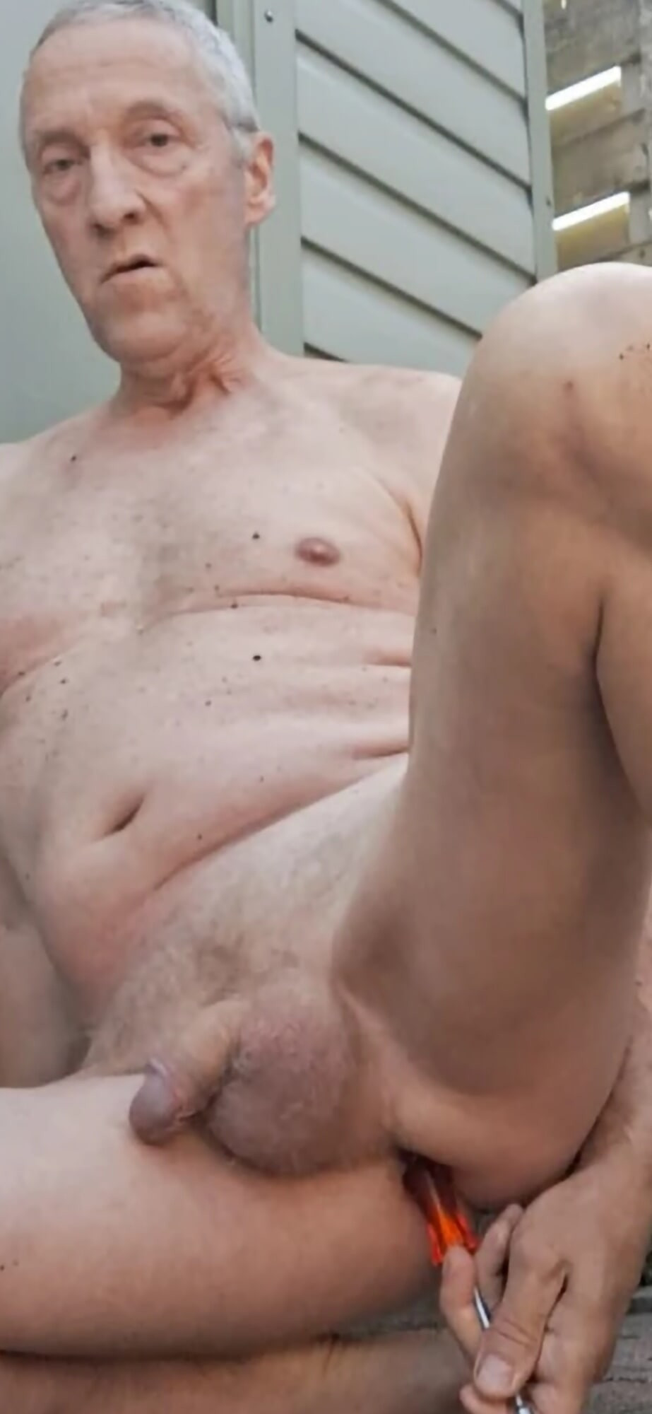 GRANDPA EXHIBITIONIST CLOSE UP CUMSHOT FESTIVAL #54