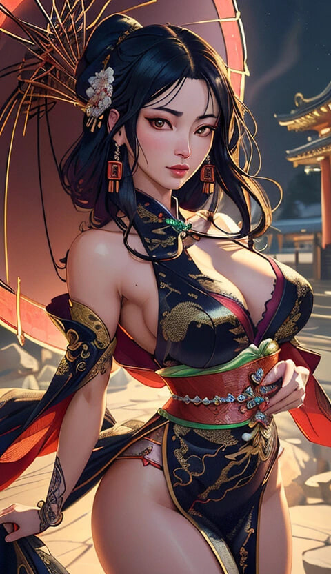 chinese temple (Ai models) #31