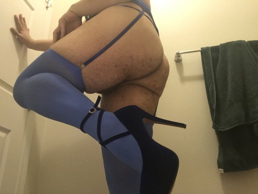 I want to get fucked wearing this lingerie and heels #4