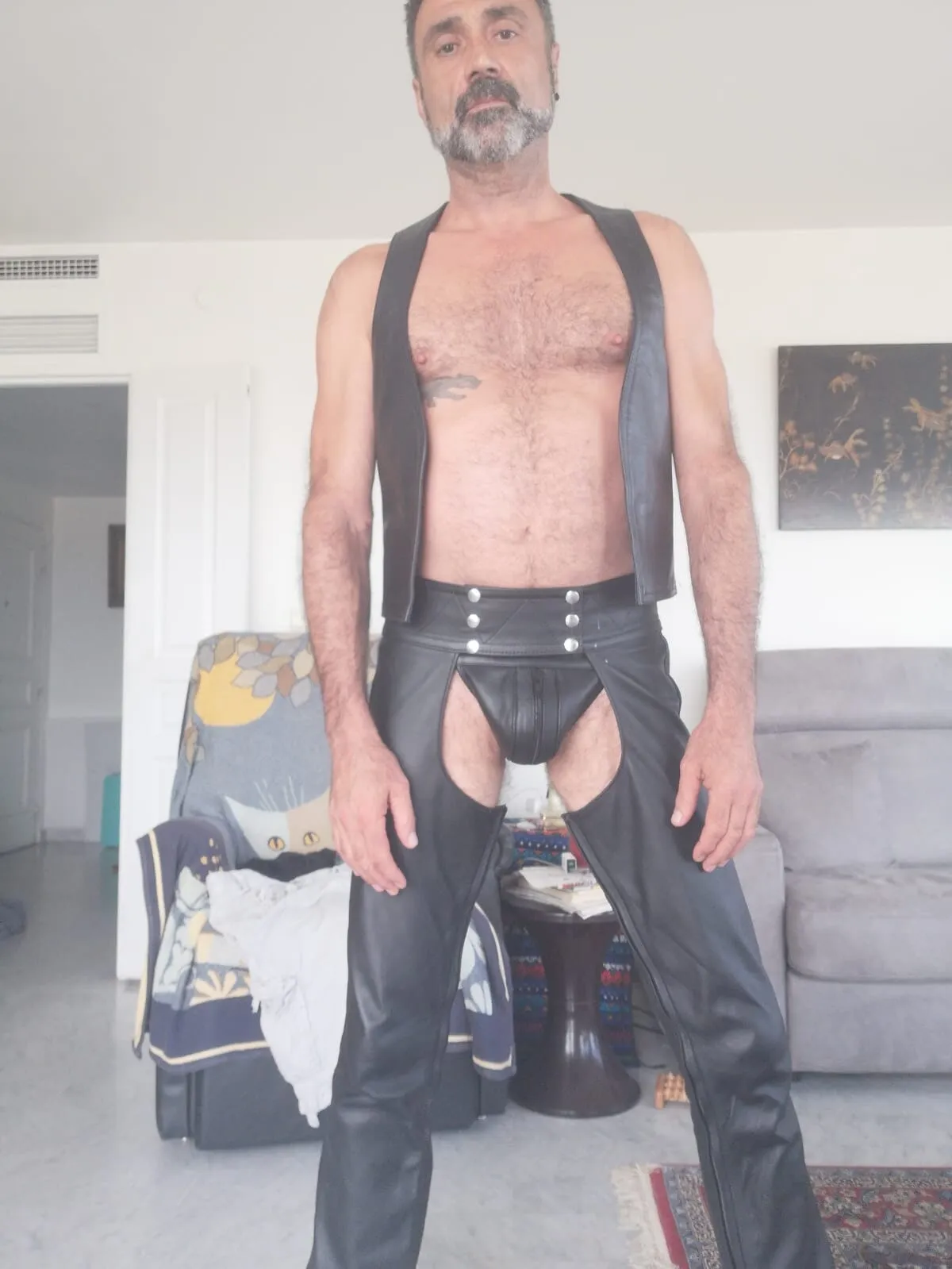 BarefarmerFF leather and rubber slut