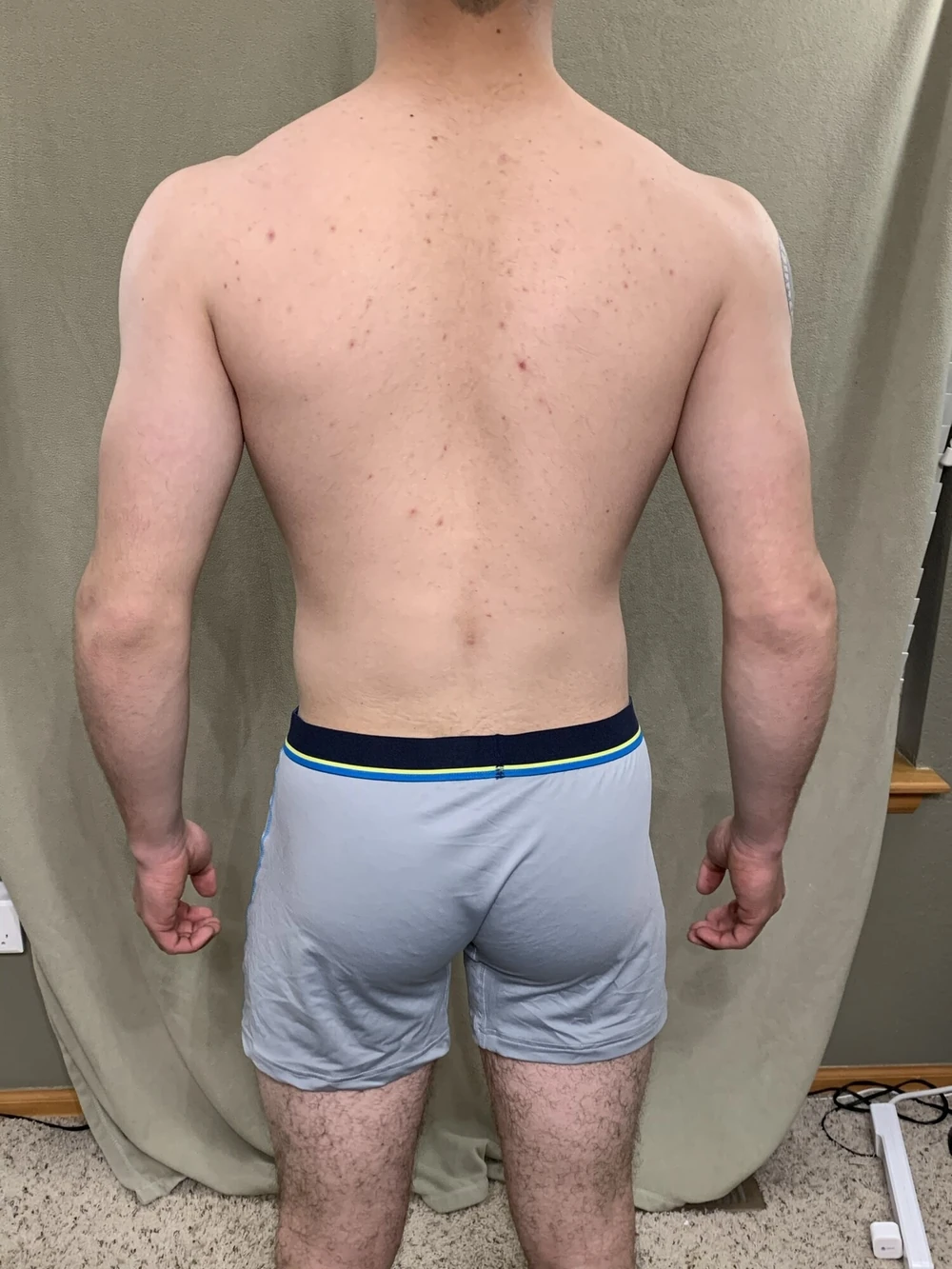 More showing off in undies!