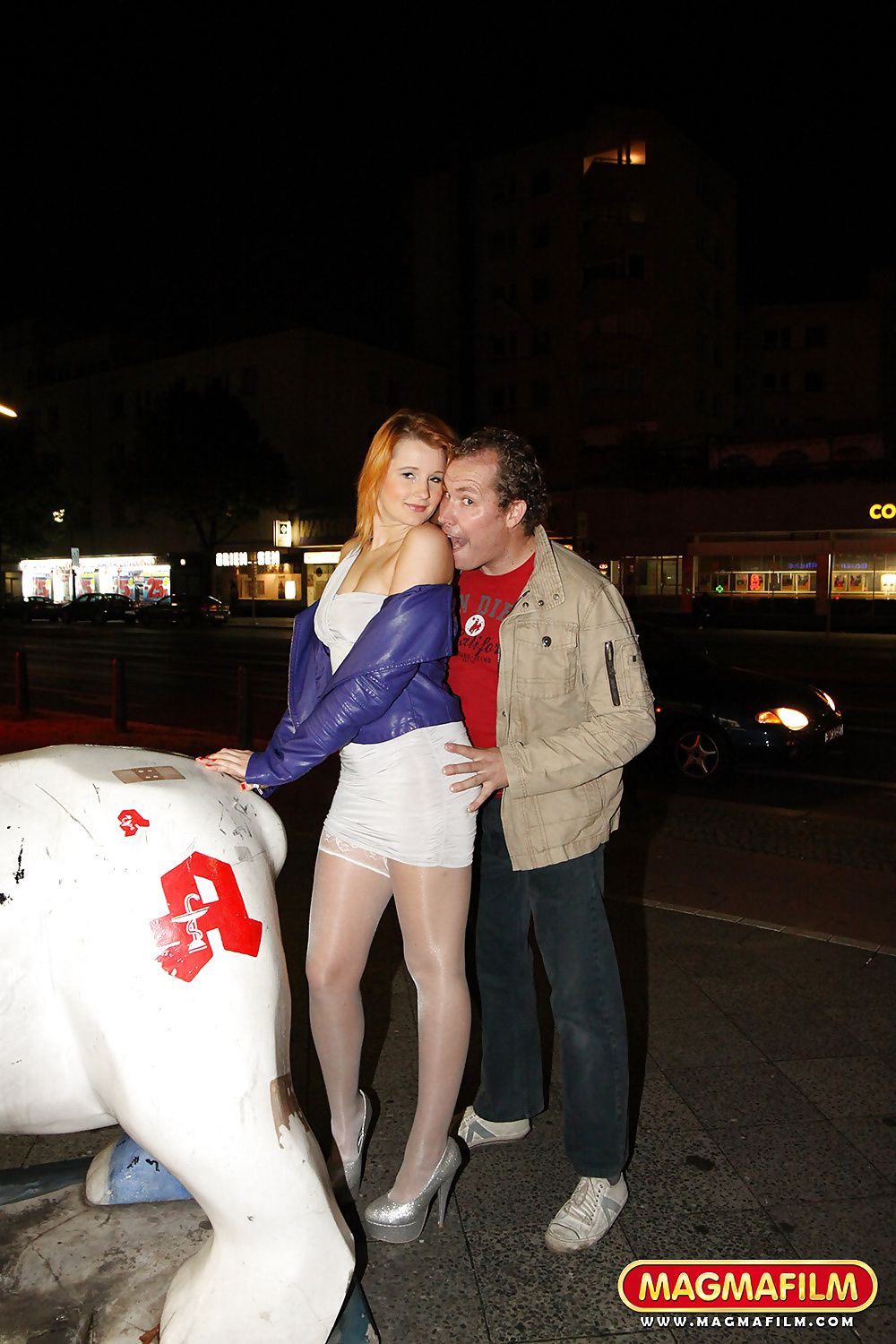 Magmafilm Redhead gets fucked on the street in public #2
