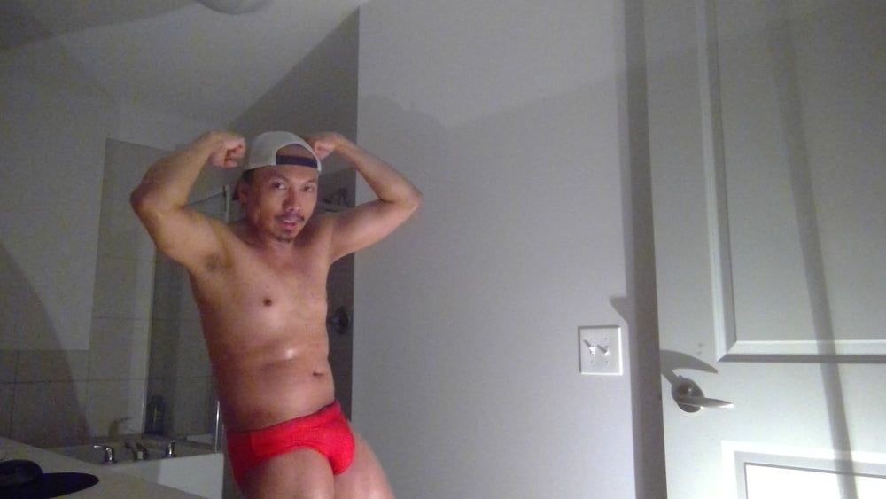 Flexing In Red Speedos Again! #12