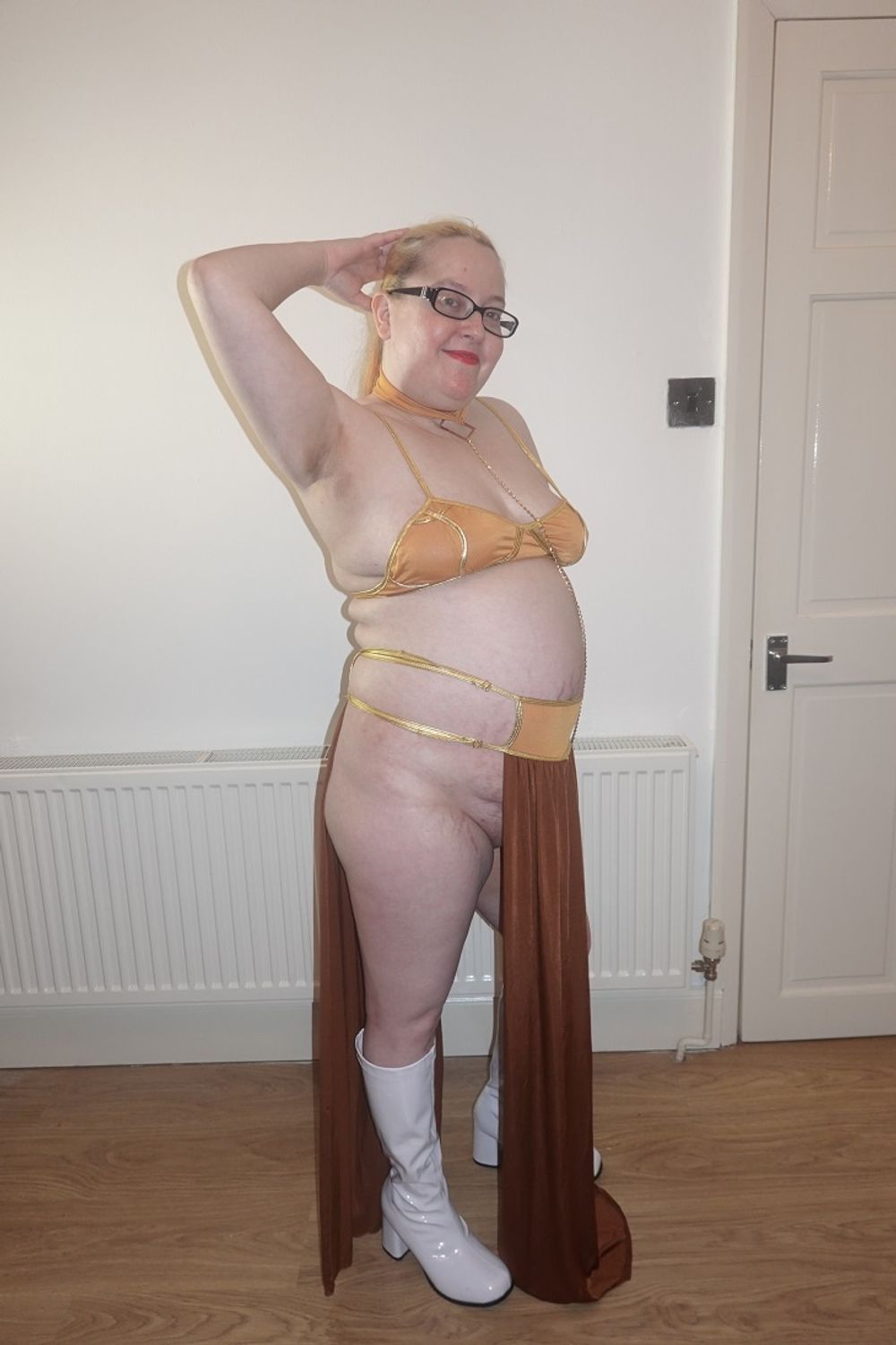 Star Wars Princess Leia Slave Girl cosplay  #3