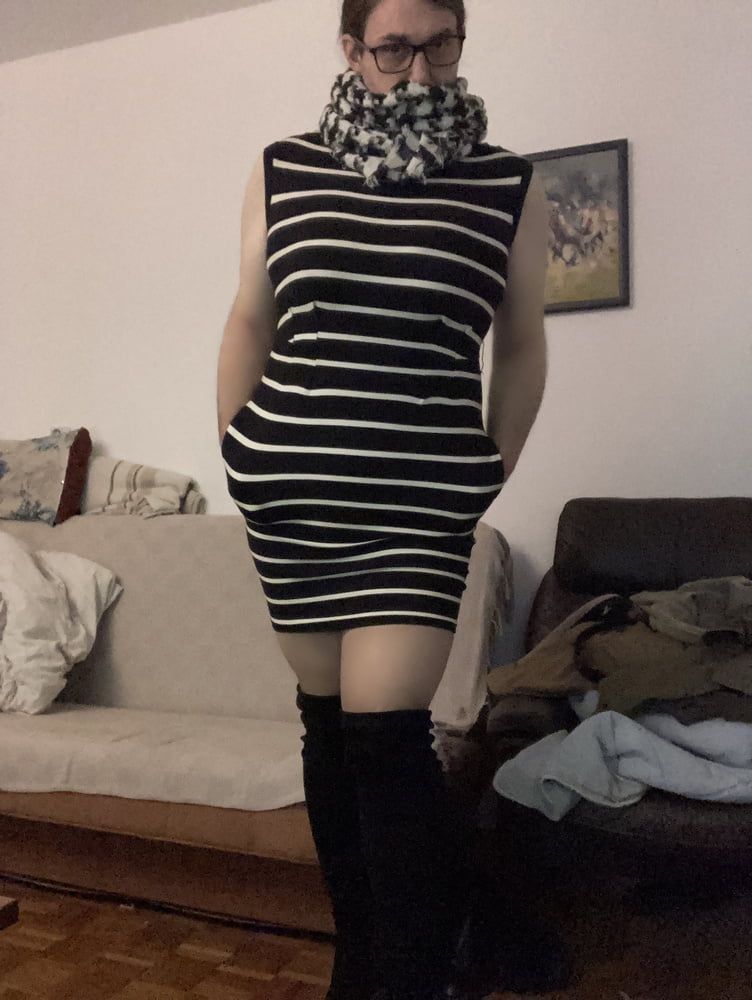 stripped dress #10
