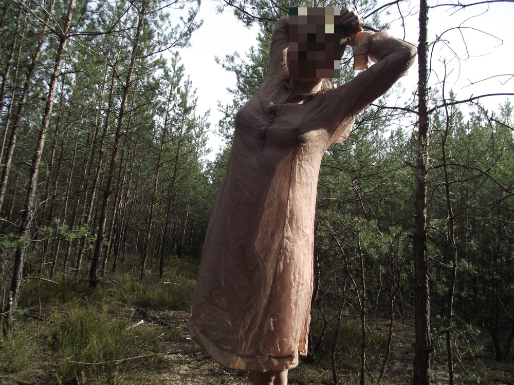Baring Her Glade in Sheer #4
