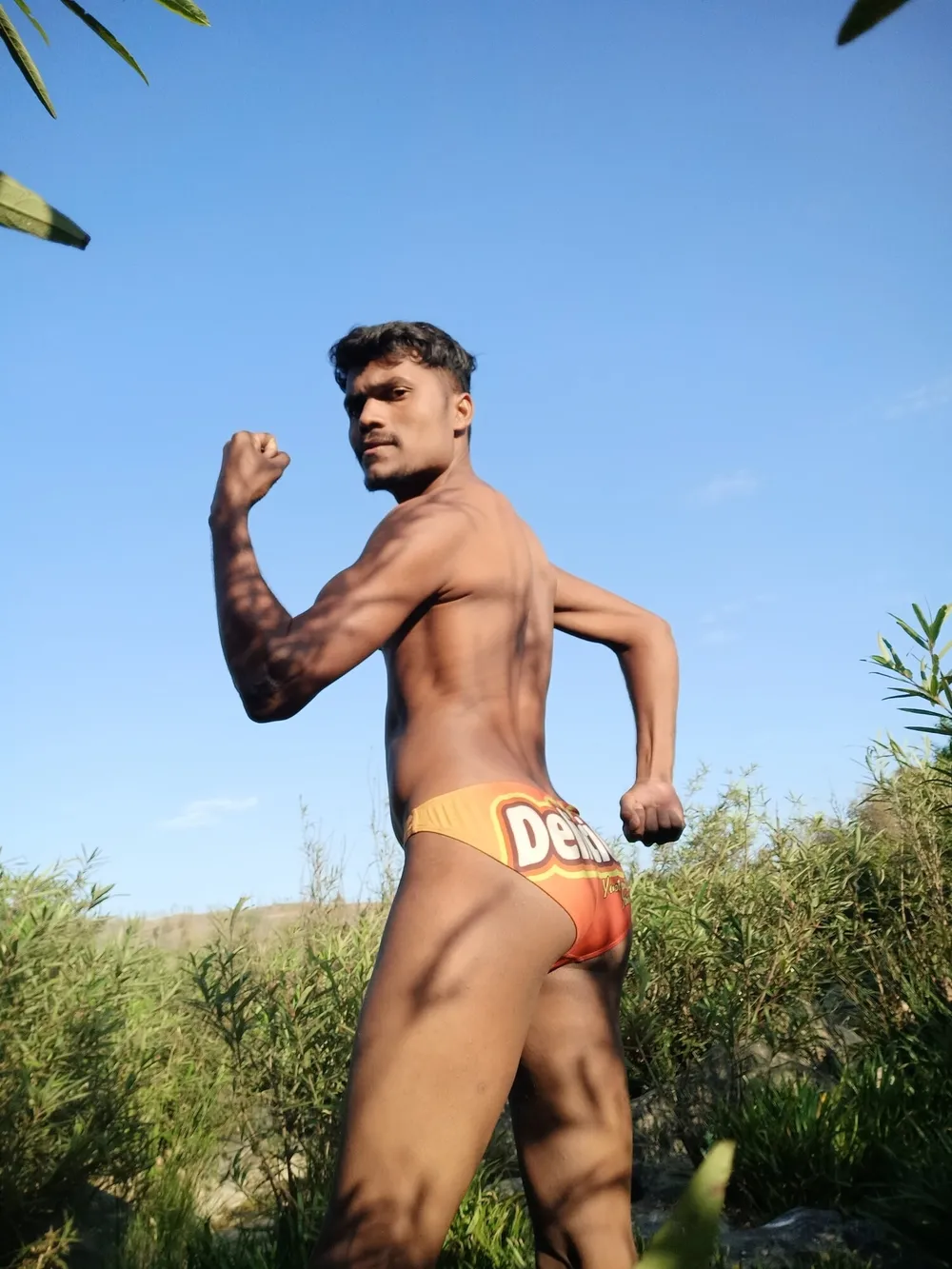 Sanju gamit on river advanture hot and sexy looking in man  #7