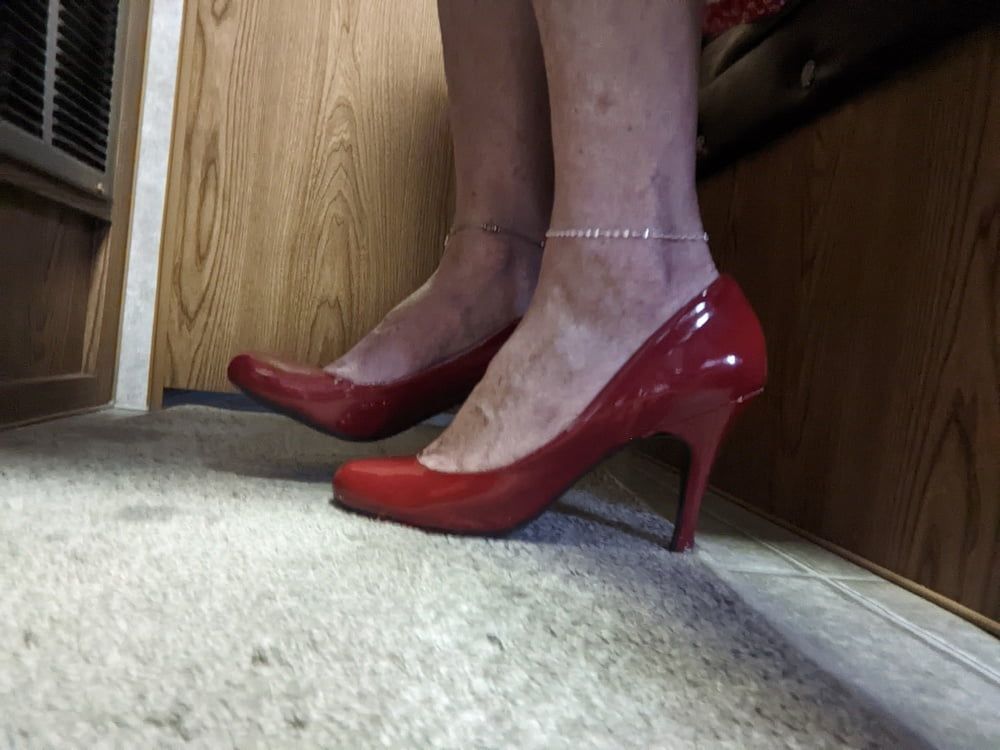 high heels - red pumps #17