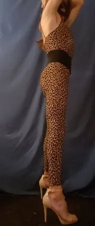 leopard print bodysuit         