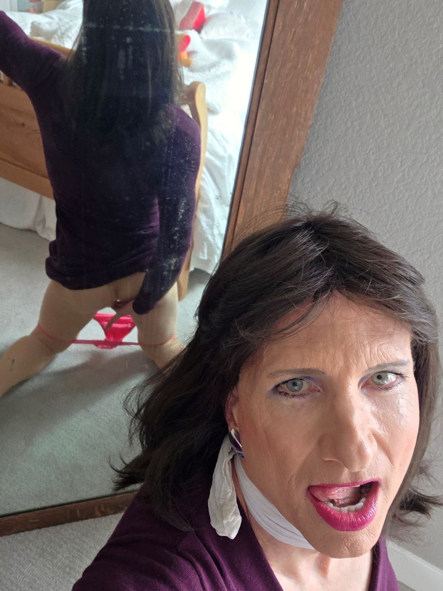 Maroon dress #21