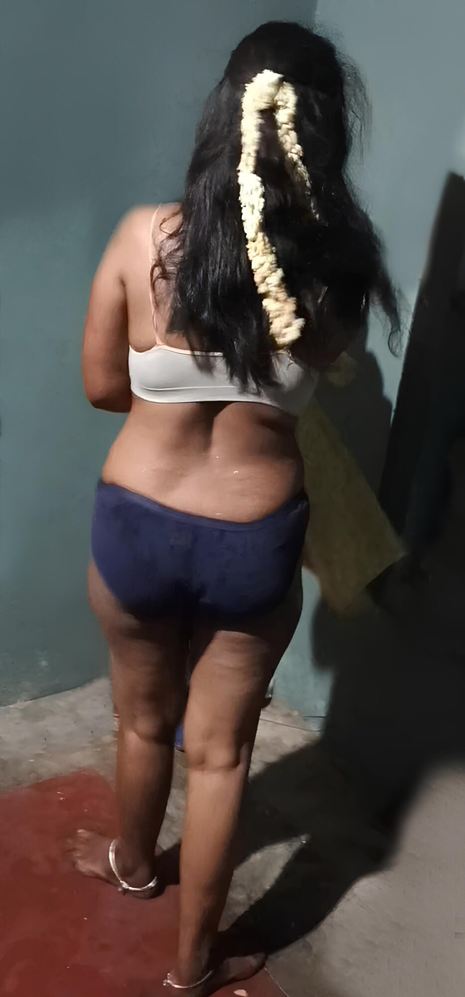 Indian tamil aunty suganthi hairy big pussy nude sex photos #14