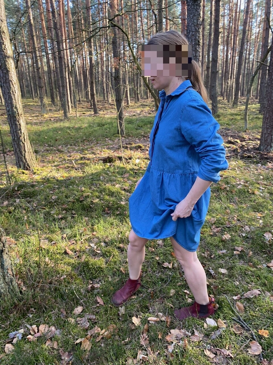 Bare bum in the forest #13