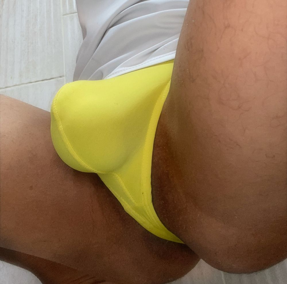 Yellow thong  #8