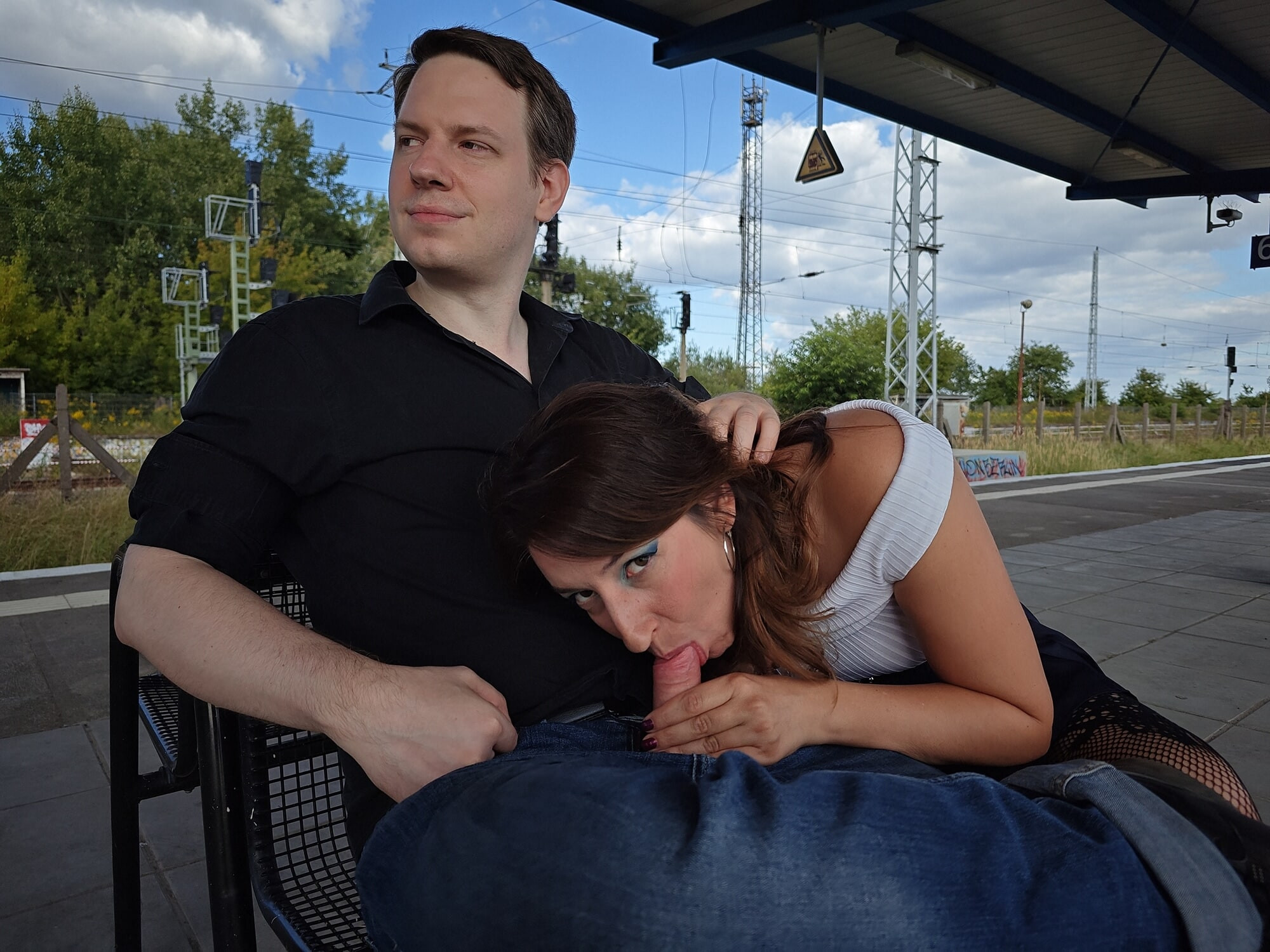 Fucking at the train station #39