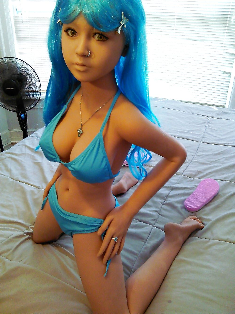 Nina's blue bikini 2 #19