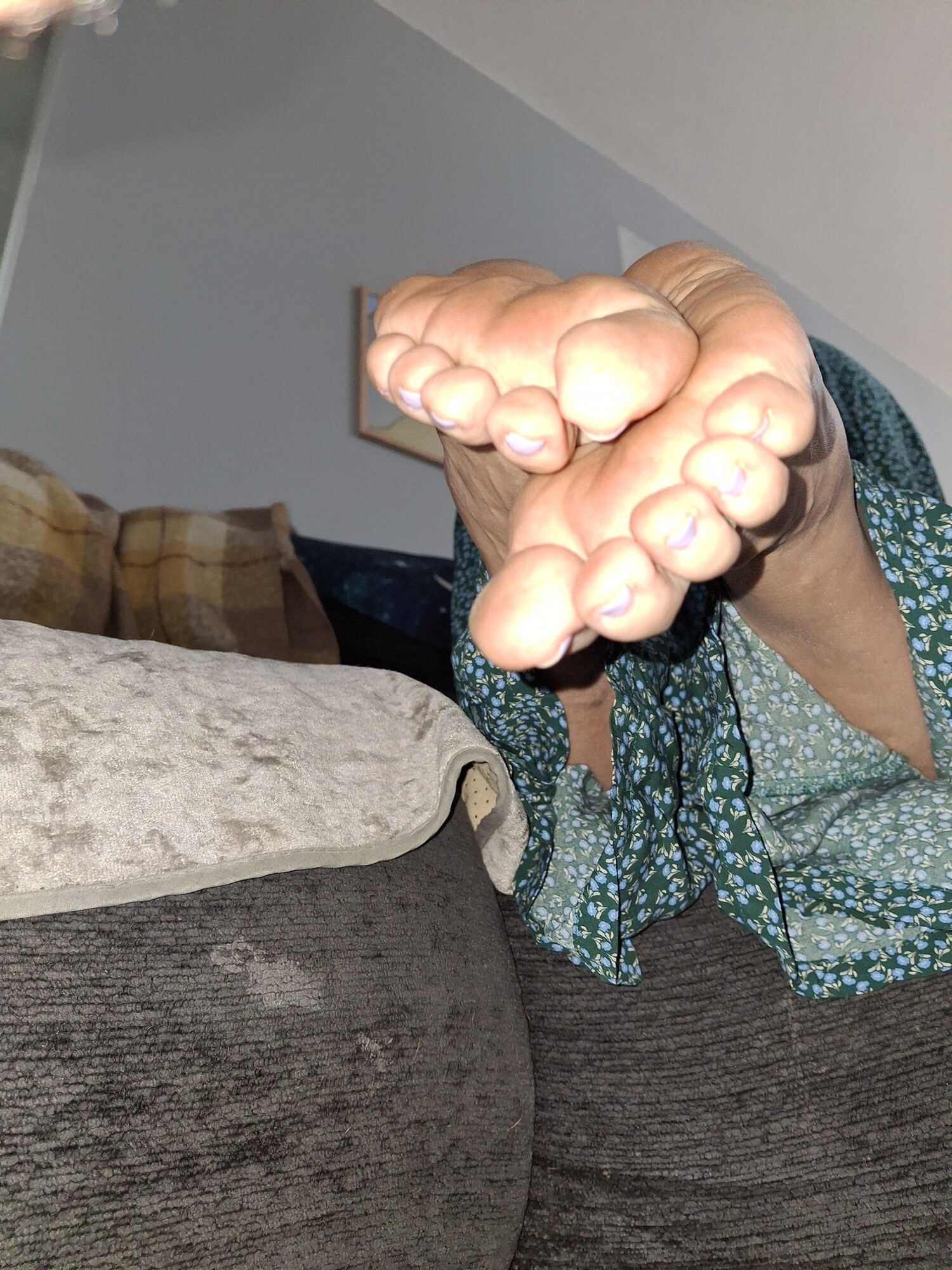 granny teases me with her soles before I dump cum all over t #6