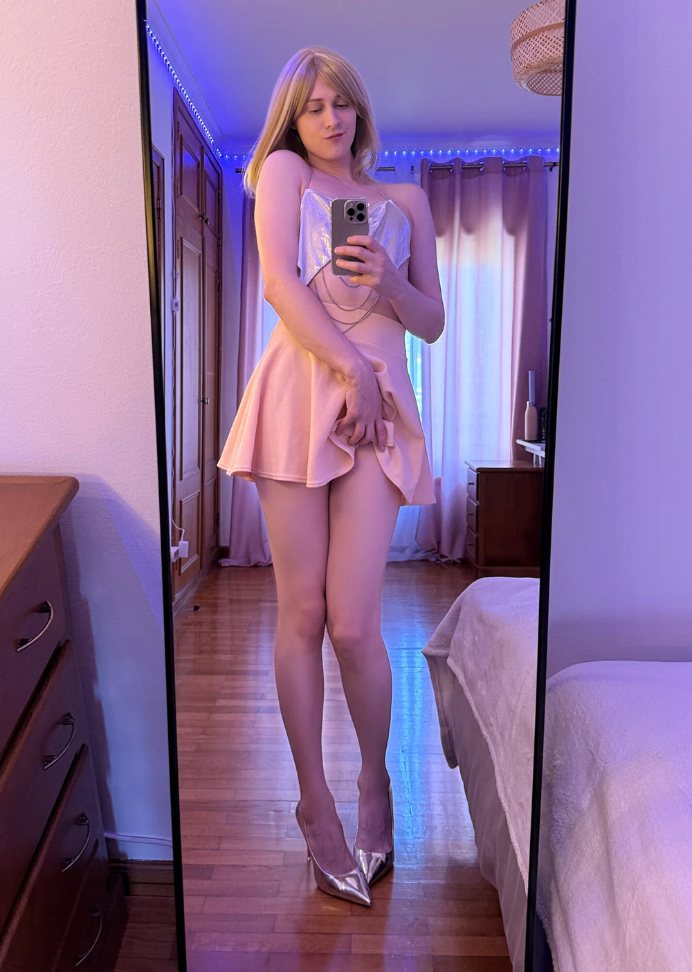 Cute femboy is a skirt :3 #5