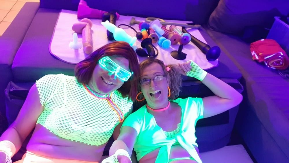 UV Glow in the Dark Lingerie Fun