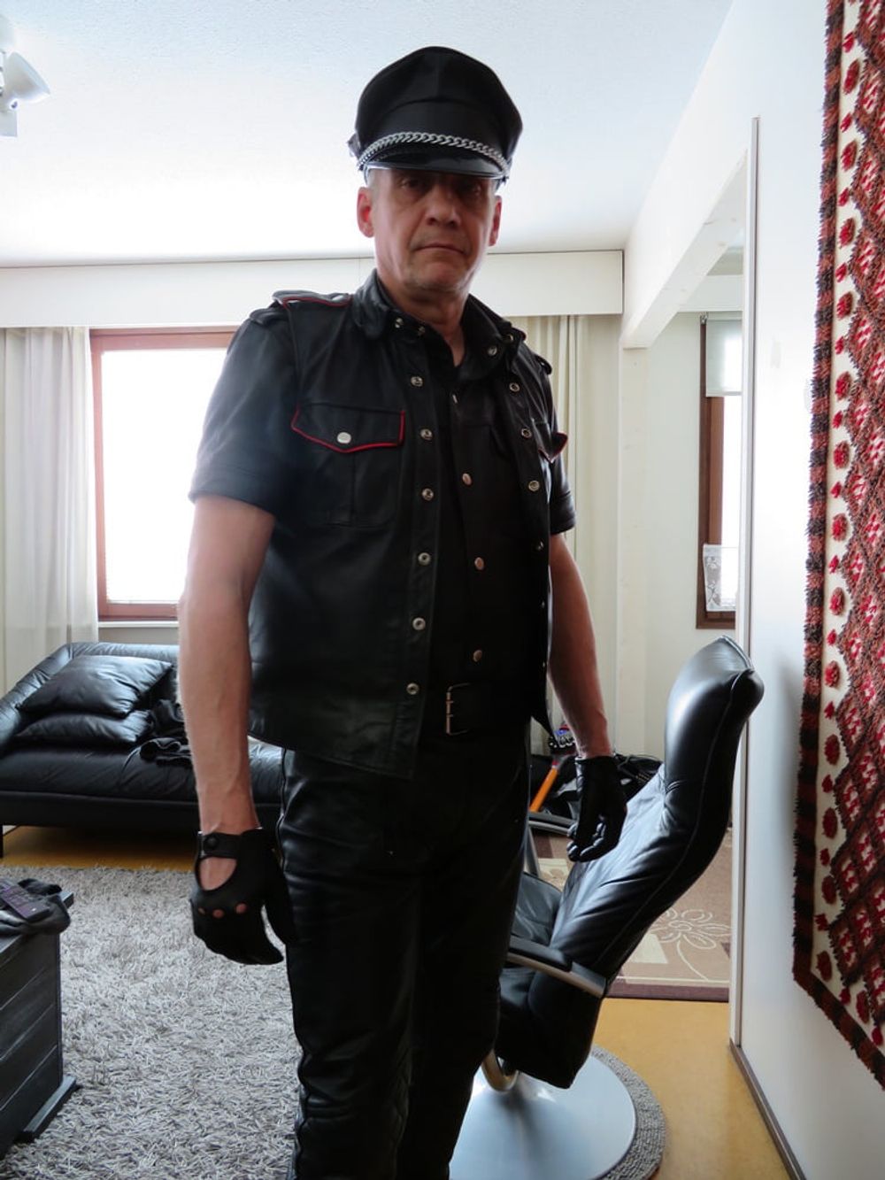 Juha Vantanen,finnish amateur leather fetish pornmodel #4