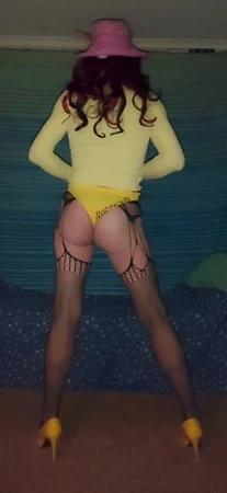 yellow lil fuck toy shorts         