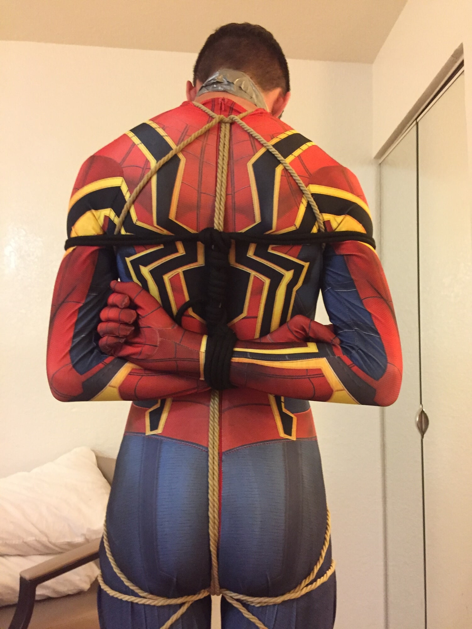 Spiderman Bondage BoundLad
