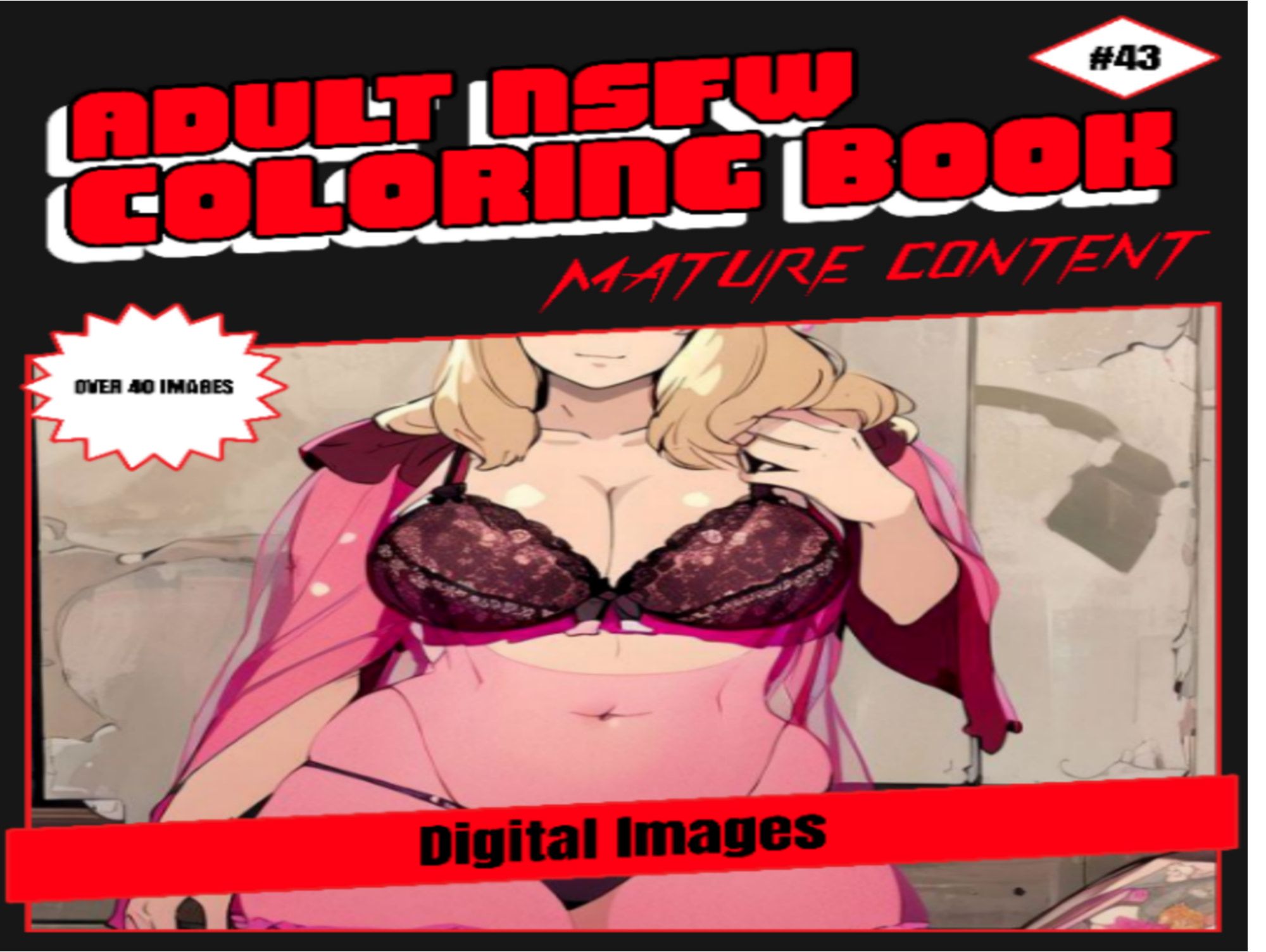 Adult NSFW Coloring Books #43 