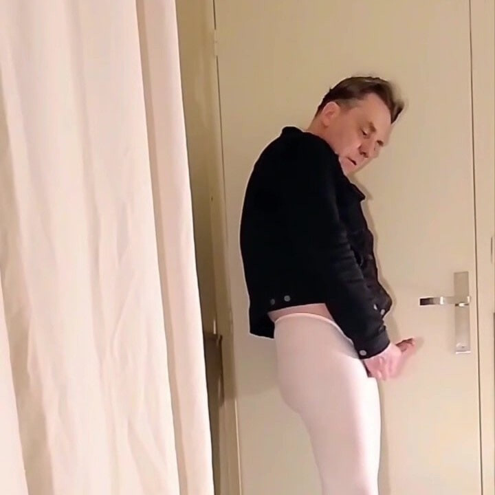 Best Moments - Open White Pantyhose and Handjob #25