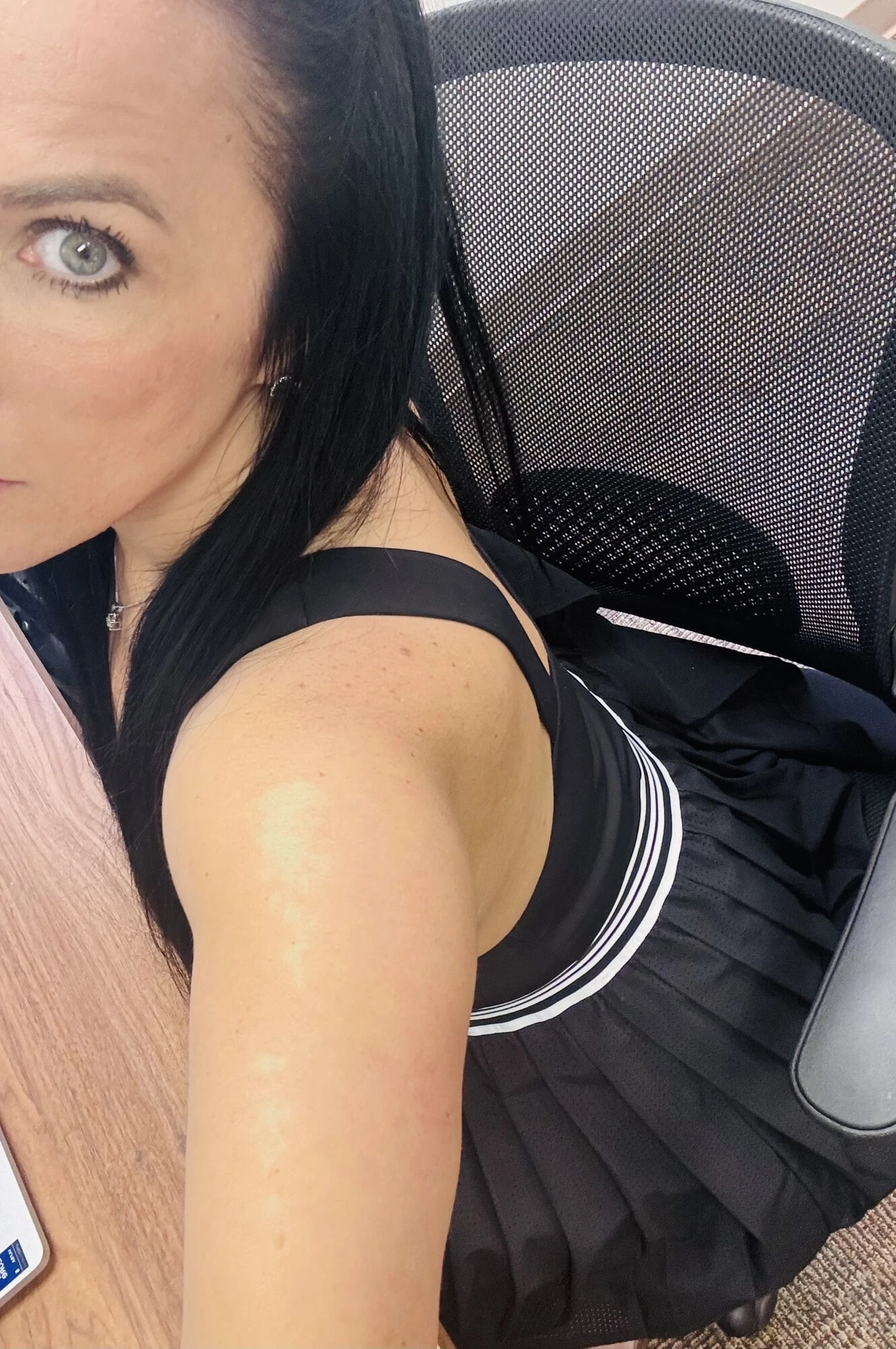 At my office waiting for you
