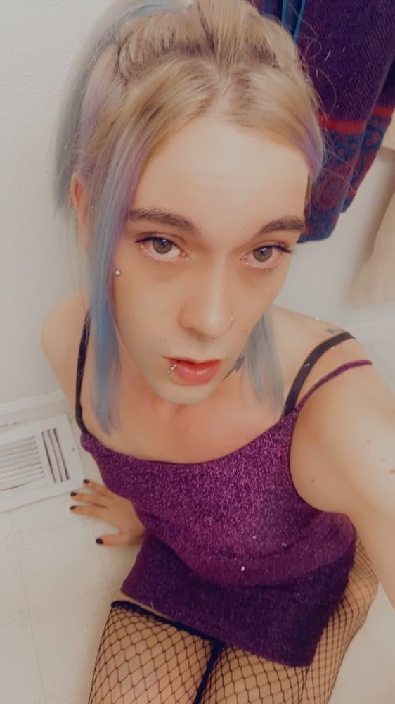 Hot Purple Minidress Slut #27