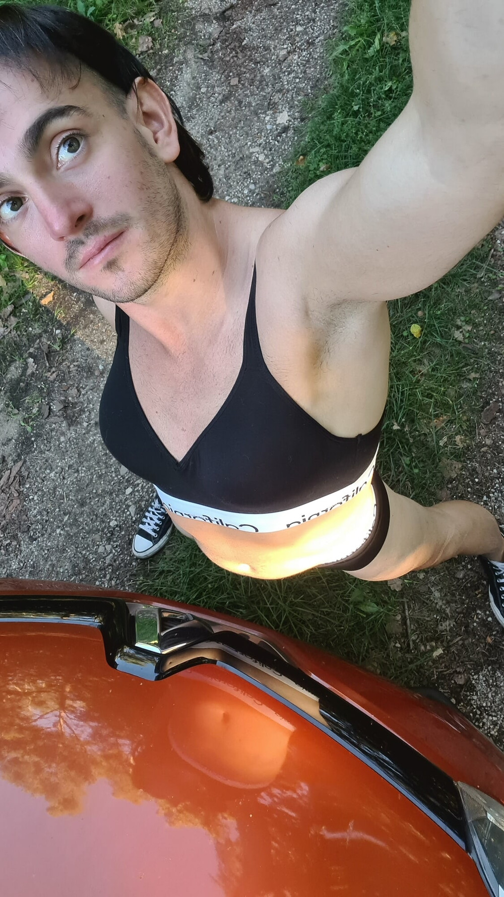 Submissive bi man in underwear #17