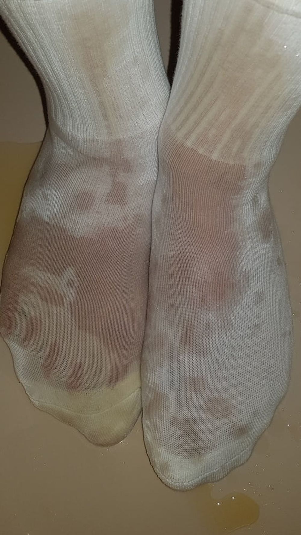 My white Socks - Pee #22