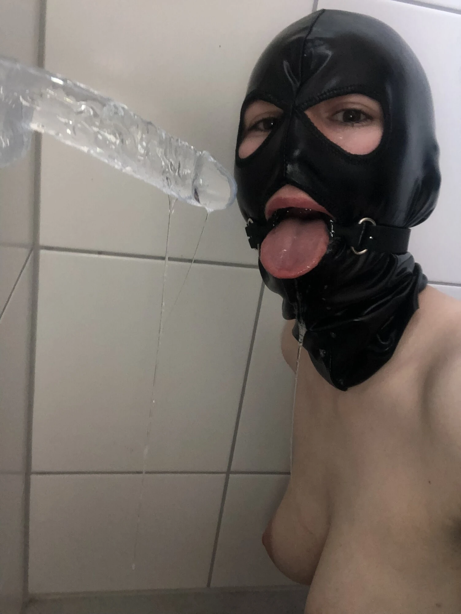 I love gagging on Dildos