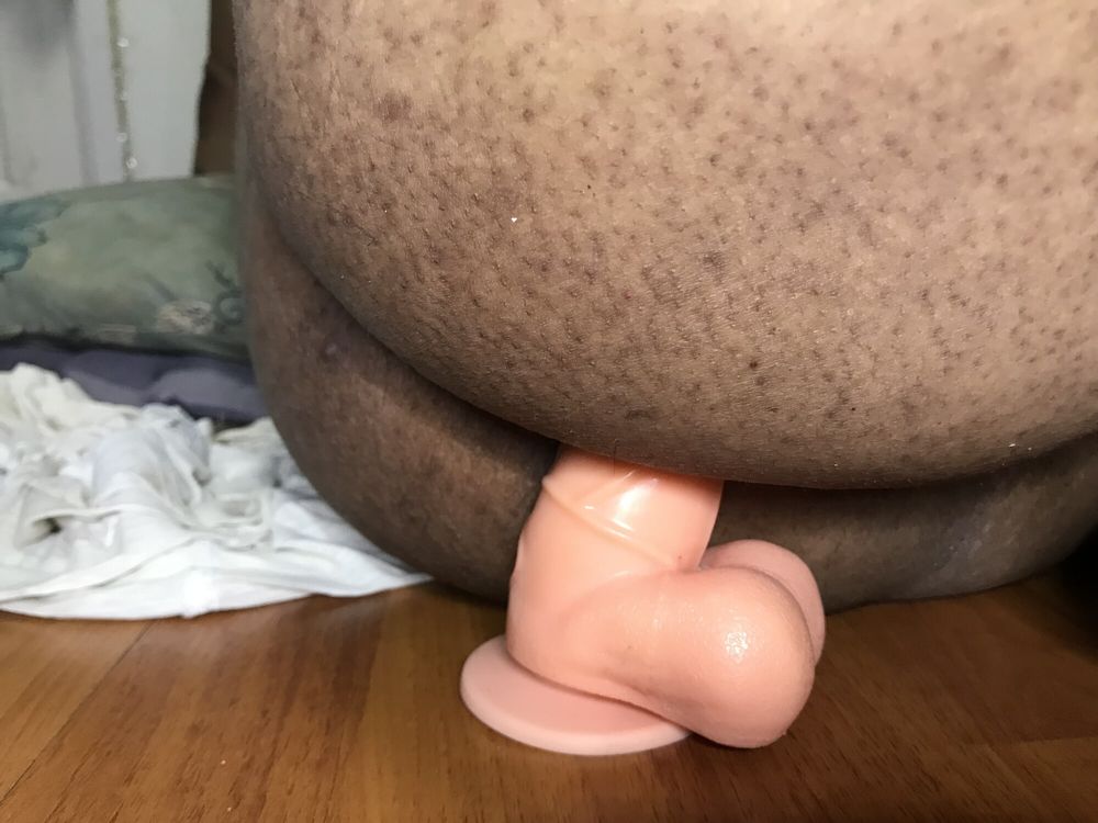 Small dick chubby Amateur anal dildo #21