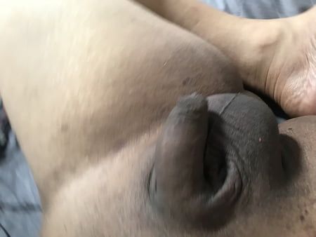 Chubby small dick dildo anal