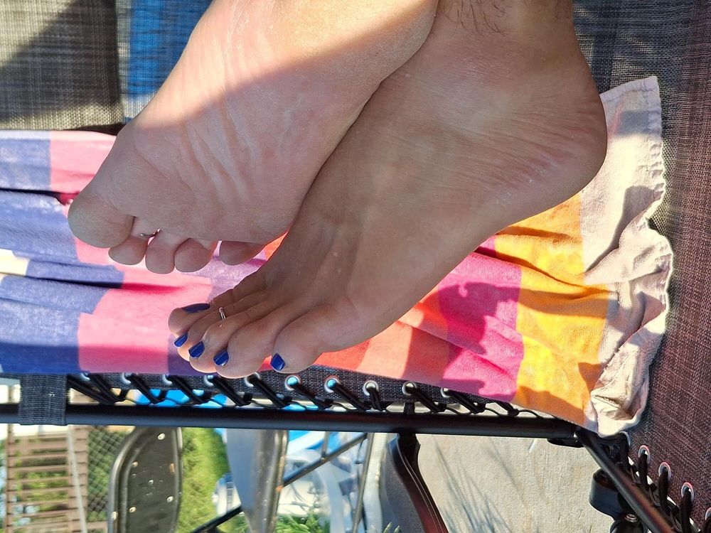 Just my Blue toes and wet soles #6