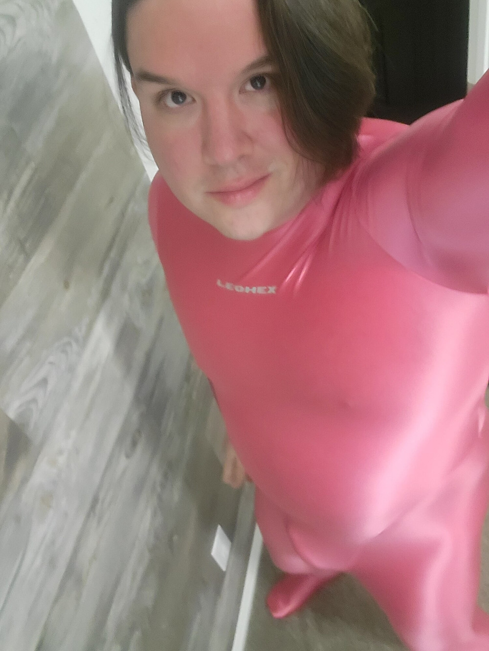 Spandexguy01234 bulging in my bodysuits  #43