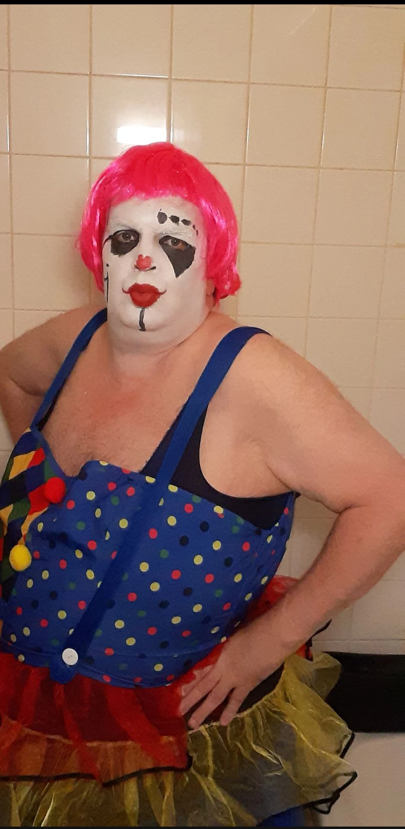 Just a guy dressed as a female clown  #11