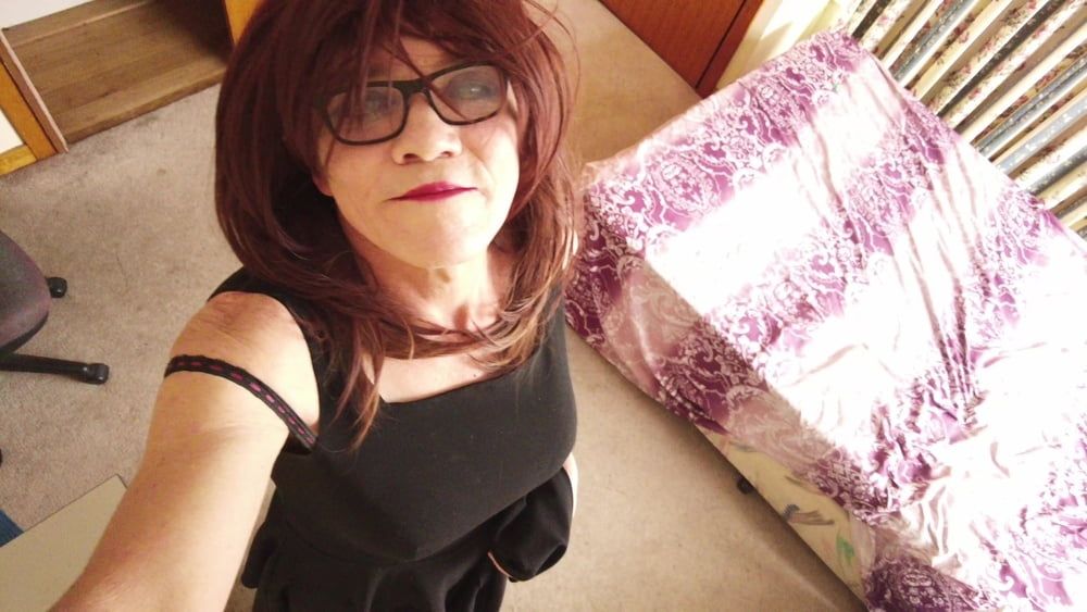 Crossdress black skirt #9