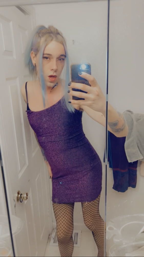 Hot Purple Minidress Slut #20