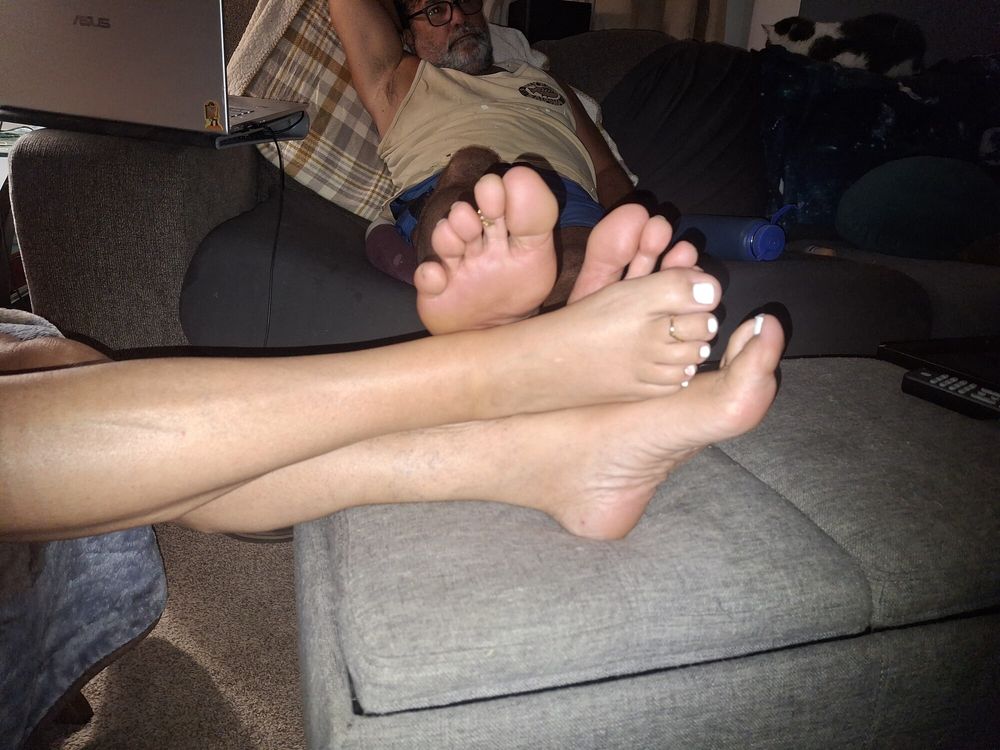 Showing off our legs and feet #16