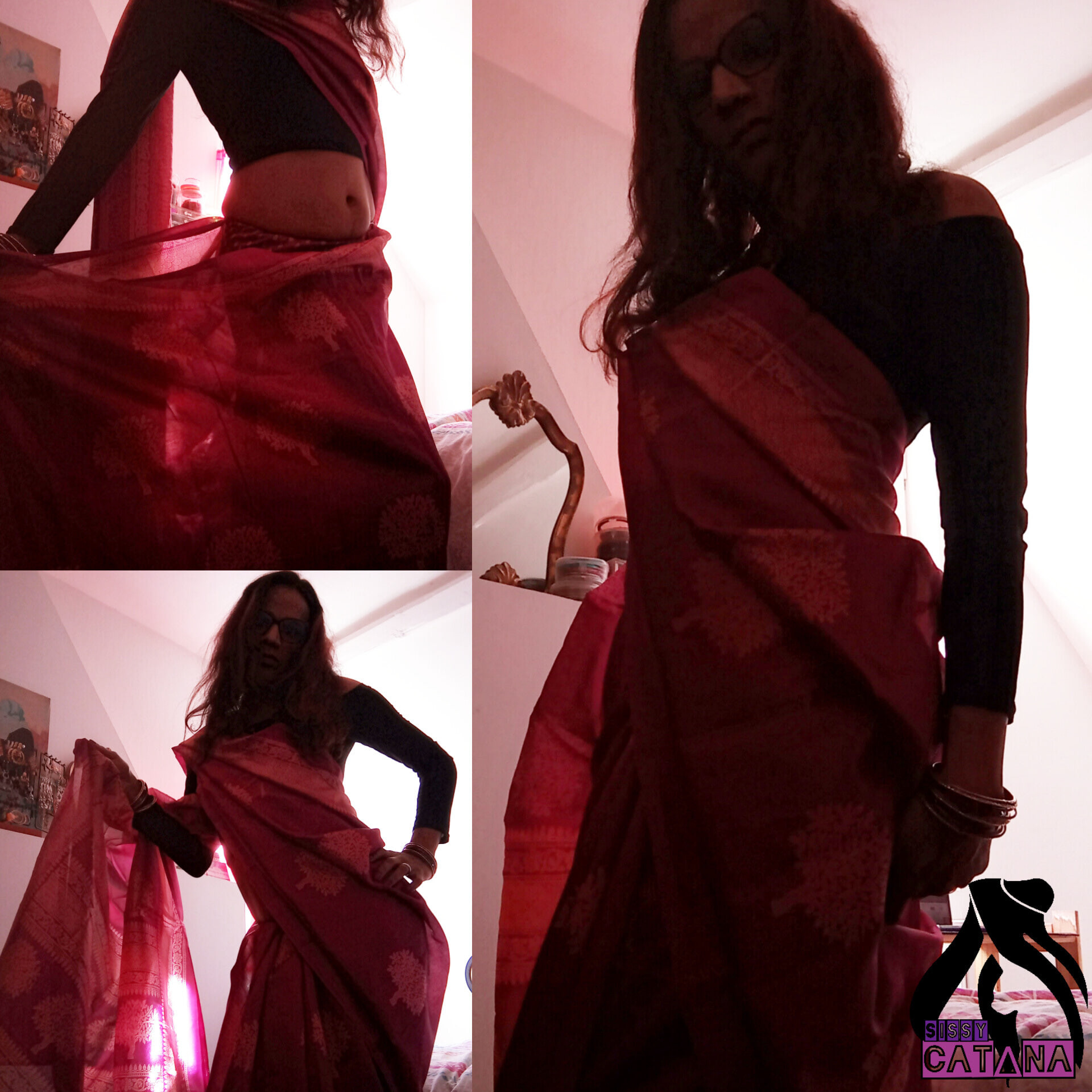indian Tswoman in saree is stripping for you #9